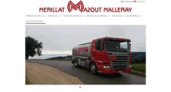 Desktop Screenshot of merillat-mazout.ch