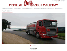 Tablet Screenshot of merillat-mazout.ch